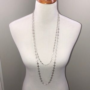 Stella & Dot Silver Devon Layering Necklace